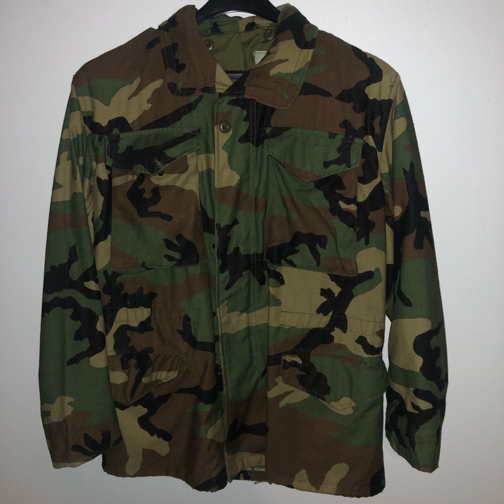 Heavy duty camo jacket